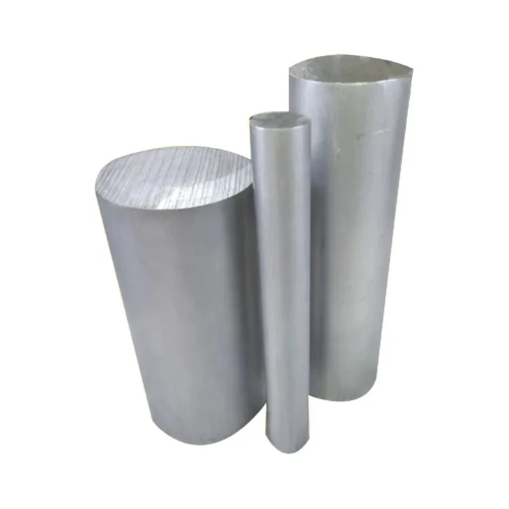 Runde stenger av legert aluminium