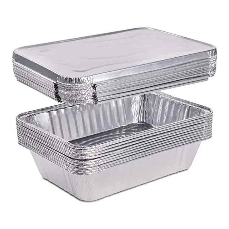 Små aluminiumsbeholdere med lokk Engros