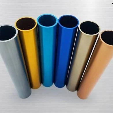 Color coated Extruded Aluminium Tube Color coated Extruded Aluminium Tube